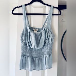 Cropped Blue Tank top